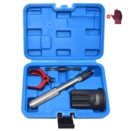 Yuesstloo 3PCS J-42083 Automatic Timing Pin + 9U-7227 Injector Height Adjustment Gauge Tool + J-38587-A Engine Barring Socket, Compatible with Caterpillar 3406E C-15 C-16