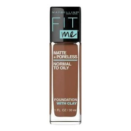 Base Fit Me Matte + Poreless 128 Warm Nude Maybelline