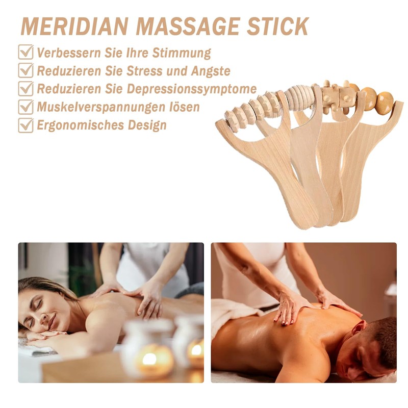 Pack of 4 Massage Rollers, 4 Models Massage Roller with