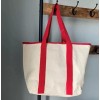 BANANA BOAT Large Canvas Tote Bag W/ Clear Accessory Bag