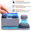 Dish Soap Dispenser with Sponge Holder for Kitchen Sink -4