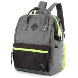 himawari Travel Backpack with USB Charging Port 15.6 Inch Doctor Work Bag laptop backpack for Women&Men(9003-Grey01#)