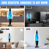 JAMBO 16" Beautiful Motion Lamp - Blue/White Wax, Relaxing Liquid