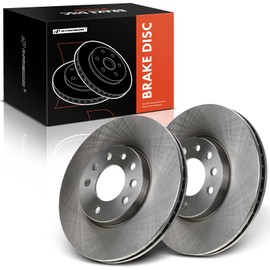 A-Premium 11.22 inch (285mm) Front Vented Disc Brake Rotors Compatible with Select Saab Models - 9-3 2003 2004 2005 2006 2007 2008 2009 2010, L4 2.0L, 2-PC Set