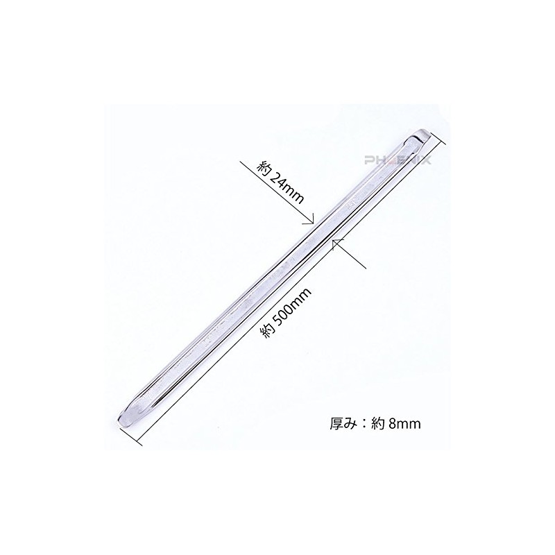 PHOENIX タイヤレバー 約50cm 銀 1本 自動車 バイク パンク 修理 タイヤ
