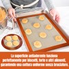 5 Stück Backmatten aus Antihaft-Silikon. Mikroperforierte Backmatte für Backofen. Wiederverwendbare