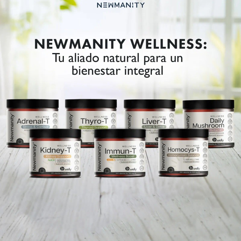 Homocys-t L-serina Tmg Betaina Newmanity 200 Caps Sin Sabor