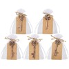 GoMaihe Wedding Hand Fan, Paper, Pack of 4 / 50
