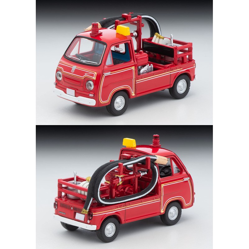 Tomica Karama Vintage 1/64 LV-68c Subaru Samber Pump Fire Truck