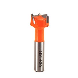 Whiteside Router Bits DH20-57LH Left Hand Rotation Hinge Boring Bit with Carbide Tipped 20mm Cutting Diameter and 57mm Overall Length