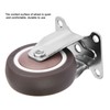 4Pcs 2in TPE Rubber Removable Mute Chair Fixed Rubber Casters