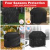 SPGOOD Barbecue Cover Weatherproof 420D Oxford Fabric Grill Cover Gas