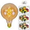TIANFAN G125 Edison LED, 4W (25W Eq), 2000K Amber Light,