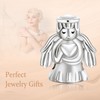 Annmors Charm, Forever Family Charm Pendant, 925 Sterling Silver, Charm