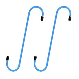 Inscool Brake Caliper Hangers, Brake Caliper Tool with Rubber Tips, Automotive Tools for Mechanics, Brake Caliper Hooks Hangers, Work on Brake Axle and Suspesion Systems- 2Pcs (Blue)