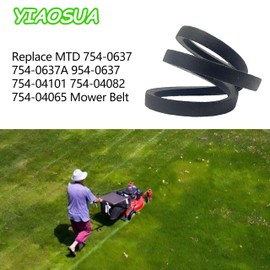 YIAOSUA 954-0637A Lawn Mower Drive Belt 3/8'' X 31-1/4" Replace MTD 754-0637 754-0637A 954-0637 754-04101 754-04082 754-04065