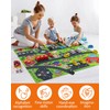 Coogam Alphabet Maze, 26pcs Pull Back Car with Play Mat