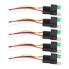 5Pcs Automotive Relay 12V DC 30A 4 Pin 4 Wire