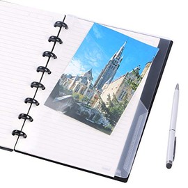 Eagle Discbound Pocket Divider, Plastic, 2-Pocket, Junior Size, for Discbound Planner or Notebooks, Pack of 2