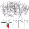 60-Count Metal Gutter Hooks for Outdoor Christmas Lights, Outside Lights