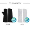 GlovesDEPO Women's Arm Cover, Cool Feeling, Palm Mesh, Short, Fingerless,