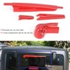 4pcs Car Rear Windshield Wiper Cover Trim Decoration Fit for