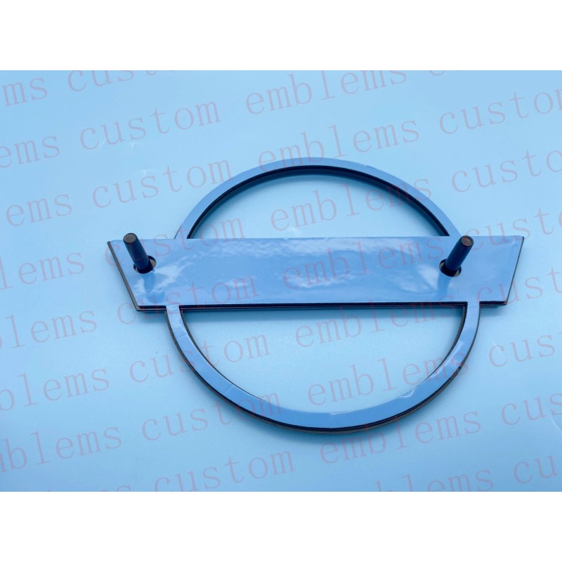 AUTO Black Rear Gas Lid Black Flags Emblem 1984-1996 C4