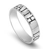 Sterling Silver Faith Love Hope Band Purity Promise Ring Designer