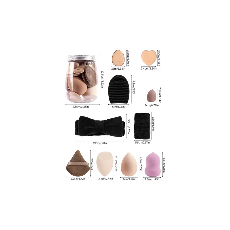 20 Brochas Maquillaje Profesional Y Herramientas Cosméticas Set De Brochas