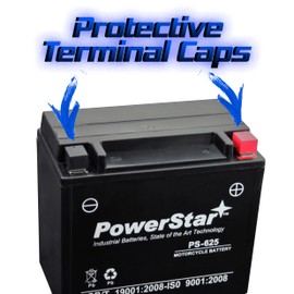 PowerStar YB16CL-B, PS-625 ATV Battery Compatible with John Deere Trail Buck 650 EXT 2004 to 2005