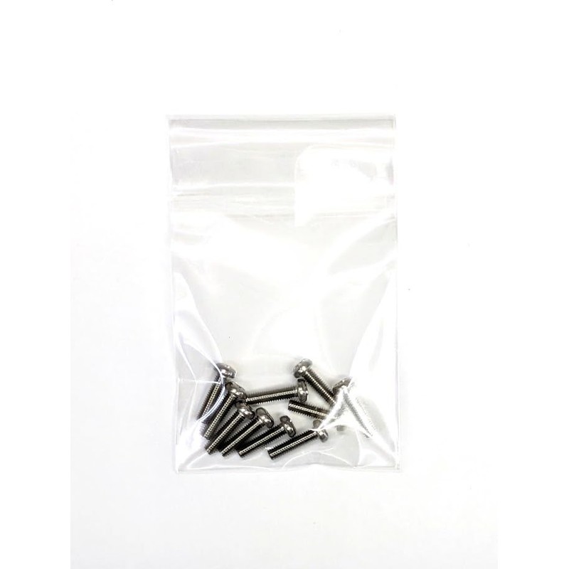 [M3 x 12] Stainless Steel Pan Head Machine Screws (10