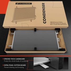 A-Premium Engine Coolant Radiator & A/C Condenser Cooling Kit Compatible with Nissan Murano 2009-2014, Quest 2011-2017, 3.5L, Automatic Transmission, 2-PC Set, Replace# 214601AA5A, 921101AA0A