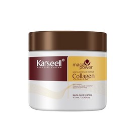 Karseell Collagen Hair Treatment Deep Repair Conditioning Argan Oil Collagen Hair Mask Essence for Dry Damaged Hair All Hair Types 3.38floz 100ml