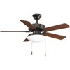 Progress Lighting P2602-20WB AirPro Ceiling Fans, Bronze