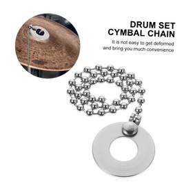 Gatuida Replacement Aluminum Alloy Cymbal Sustain Chain for Drum Kit Easy Install Drum Accessory for Jazz Percussion Performance