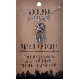 Shag Wear Woodland Nature Inspirations Quote Necklace (Dream Catcher Pendant)