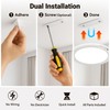 Wireless Closet Lights Motion Sensor - No Wiring Rechargeable Ceiling