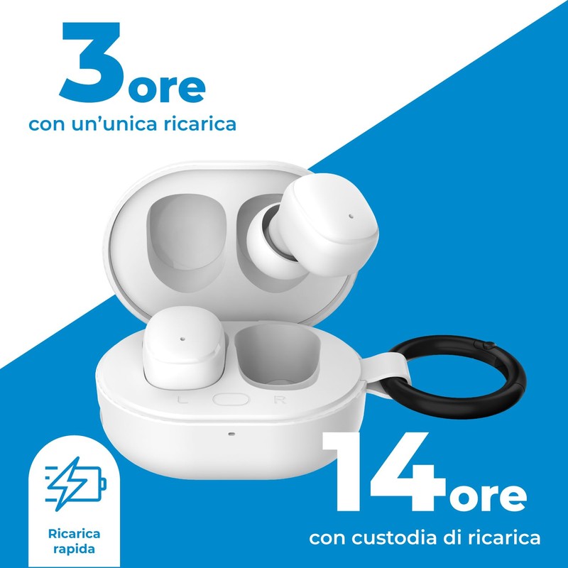 VulTech DRIP Bluetooth 5.4 Headphones, Wireless In-Ear Headphones with Microphone,