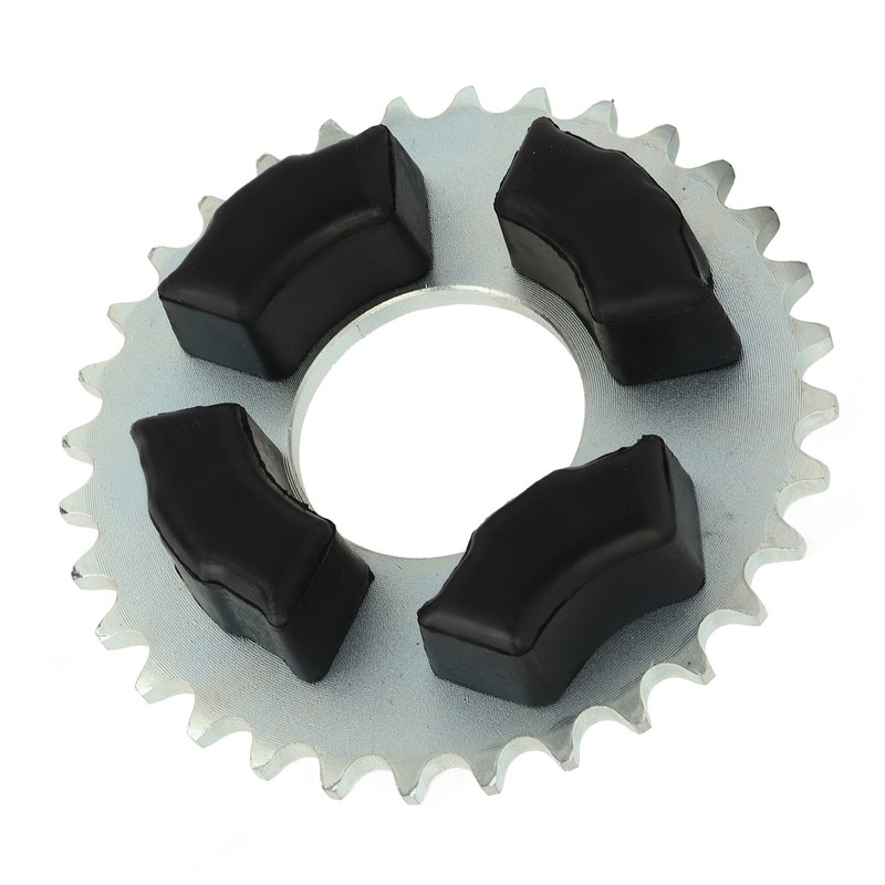 420 32T 50mm Rear Sprocket with Cushion Rubber Wheel Sprocket