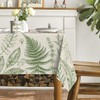 Horaldaily Spring Tablecloth 60×104 Inch Rectangular, Plants Wild Fern Beige