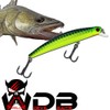 Angel-Berger Wild Devil Baits Zander Wobbler Artificial Bait Flat Runner