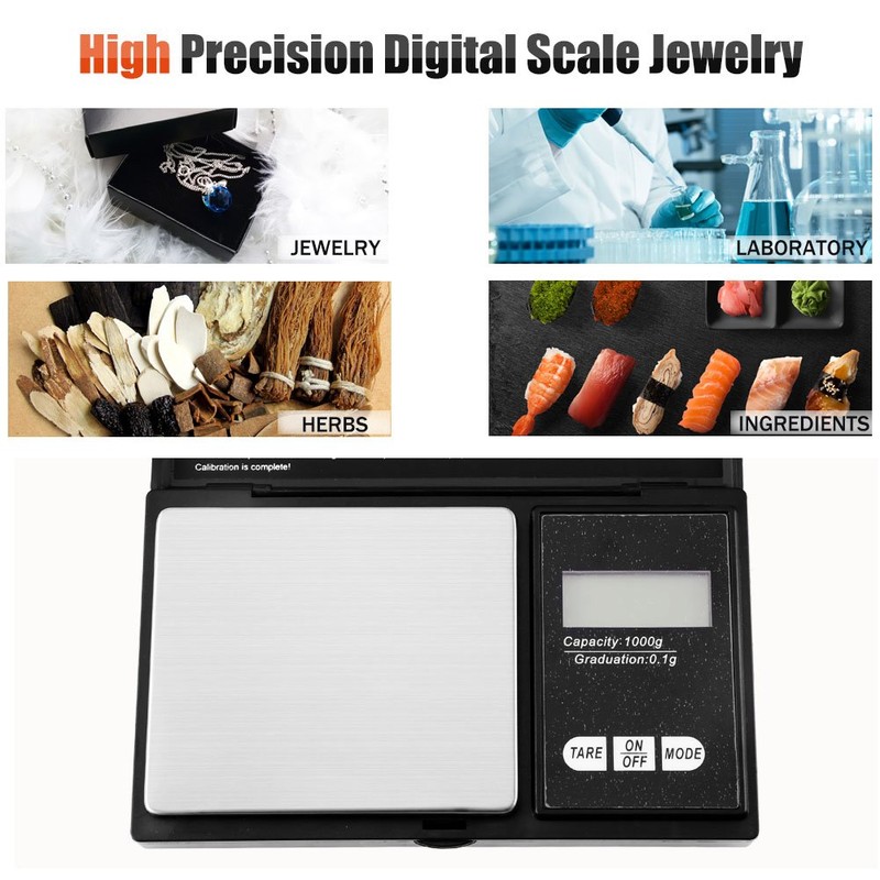 Aramox Mini Jewelry Scale High Precision Scale Electronic Scale LED