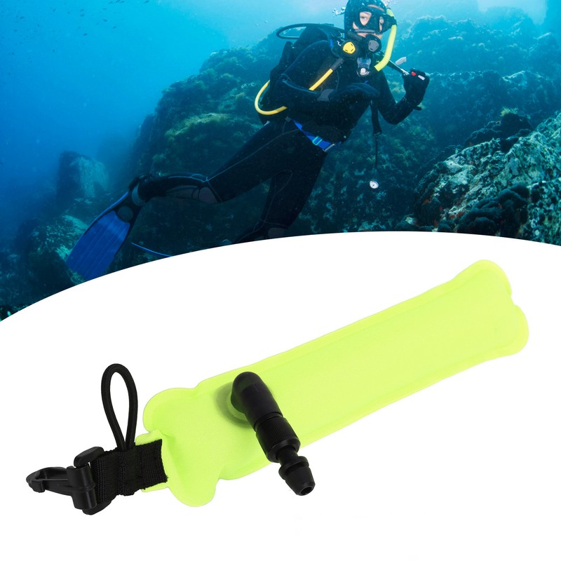 Mini Diving Buoy Integrated Valve Portable Scuba Diving Float Snorkeling