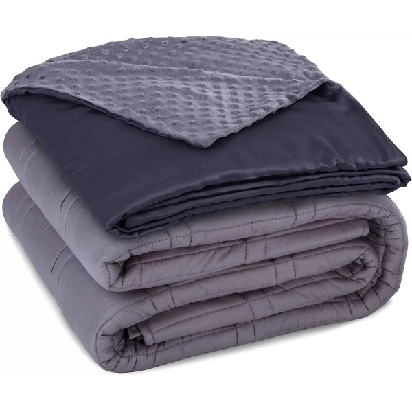 CoziRest Cooling Weighted Blanket | 15 Lbs 60x80 | Double