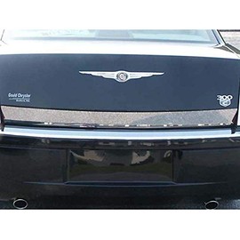 QAA Part RD45760 is a 1 Piece Stainless Steel Rear Deck Trim, Trunk Lid Accent, 3.62" Width That is Compatible with Chrysler 300 2005-2010