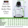 Jawadis USA White Heavy Cotton Beekeeper Jacket with Removable Veil