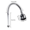 304 Stainless Steel Swivel Spout, Extension Kitchen Sink Faucet Pipe