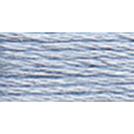DMC 117-159 Mouline Stranded Cotton Six Strand Embroidery Floss Thread, Light Grey Blue, 8.7-Yard