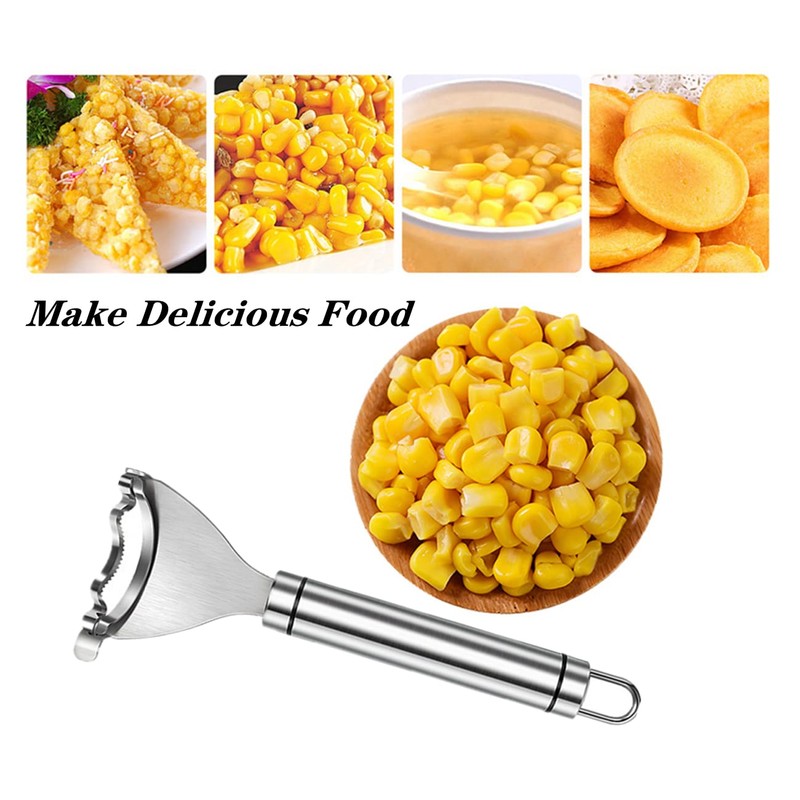 Magic Corn Peeler,304 Stainless Steel Corn Cutter,Convenient Efficient Thresher Corn
