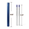 YFDB Underglaze Pencils, (Gam Blue, 2ps) Underglaze Pencils for Pottery.